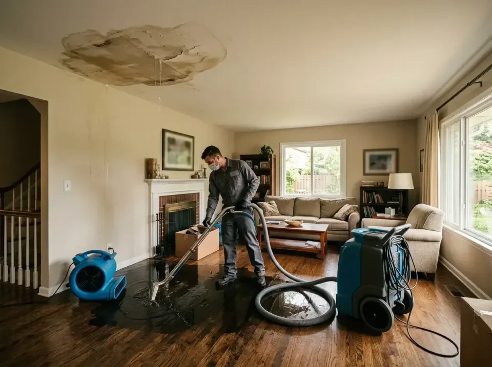 attic-pipe-burst-ceiling-drip-008 — frequently asked questions, Water Damage Restoration & Carpet Care in Volga, SD